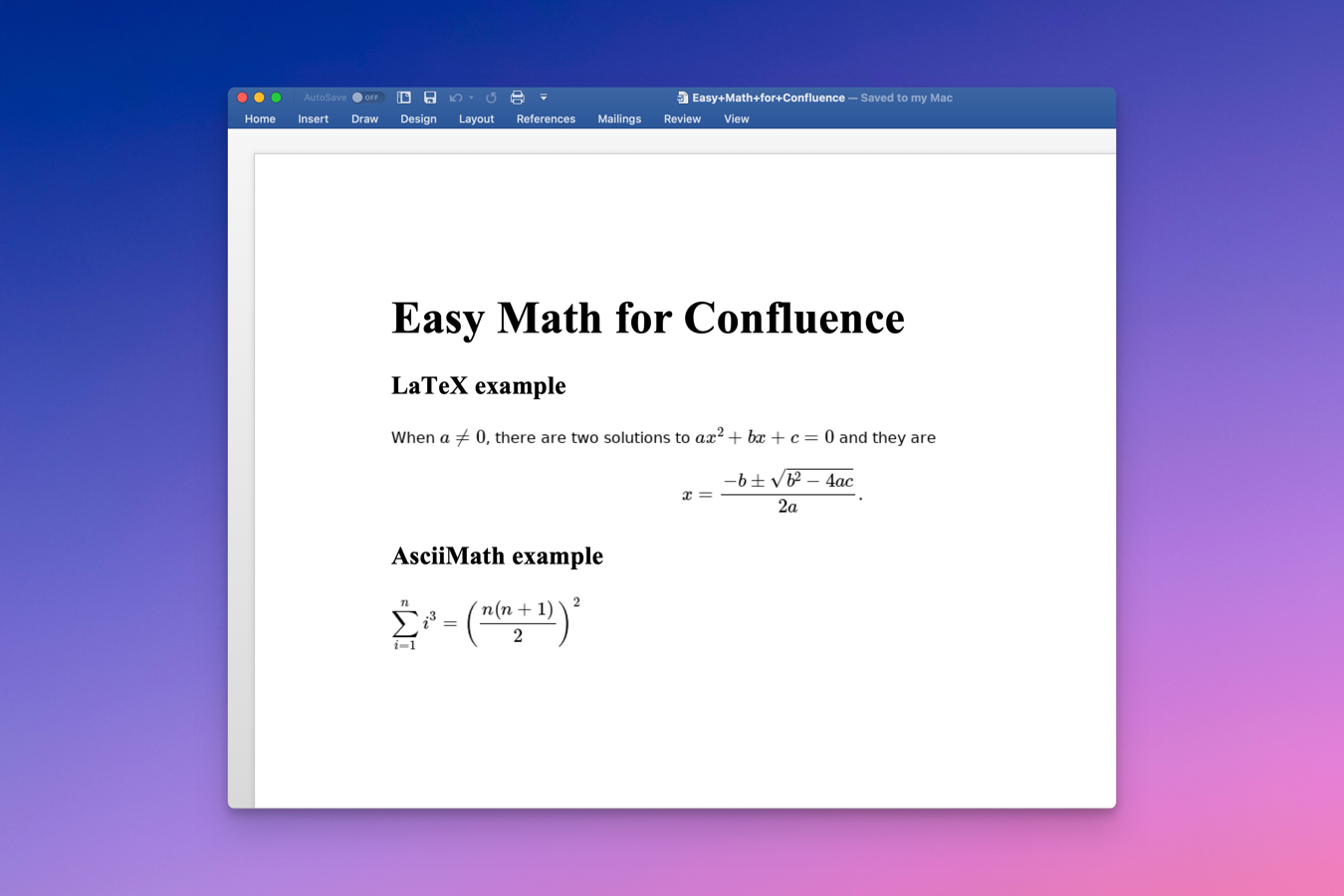 Export page with expressions to Microsoft Word or PDF